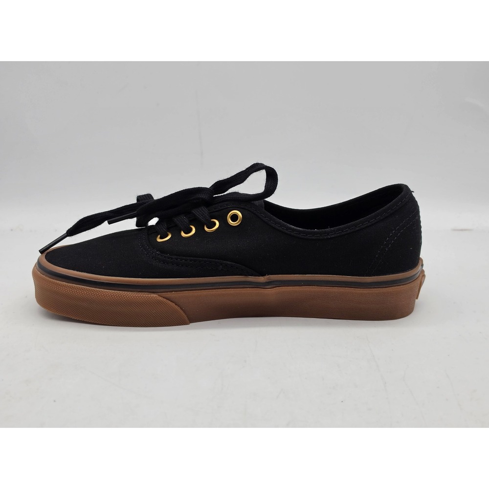 Vans Authentic Classic Womens 7 Black Gum Sneakers Shoes VN000TSVBXH - Picture 2 of 10